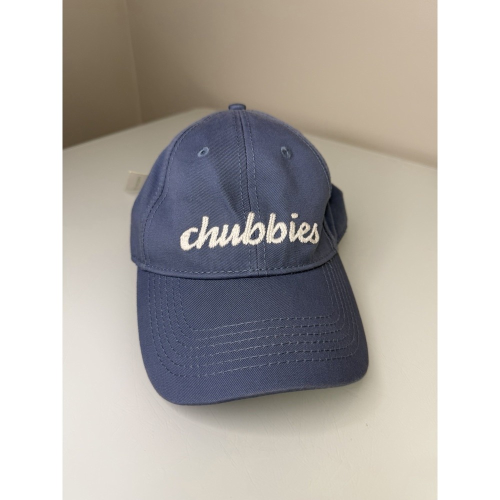 Chubbies Blue Hat Cap Strap back New With Tags Chubster Preppy